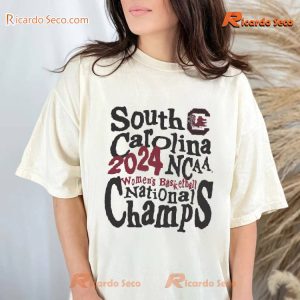 2024 South Carolina Women's Basketball Ncaa Champs Unisex T-shirt, Women's V-neck a