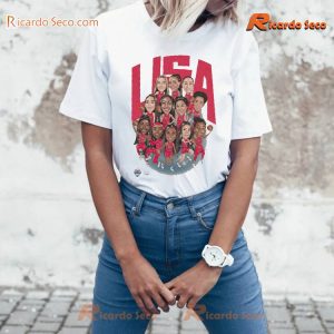 2024 Usa Basketball Roster Gift For Fan Unisex T-shirt, Women's V-neck