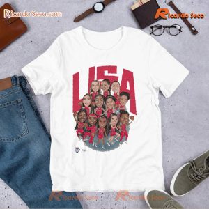 2024 Usa Basketball Roster Gift For Fan Unisex T-shirt, Women's V-neck a