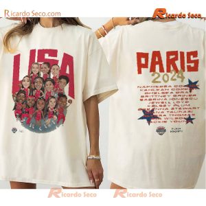 2024 Usa Basketball Roster Gift For Fan Unisex T-shirt, Women's V-neck b