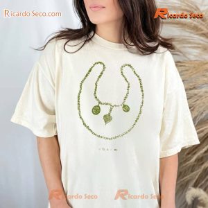 Clairo Charm Necklace Vintage Style Unisex T-shirt, Long Sleeve, Women's V-neck a