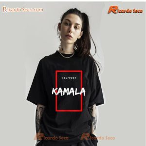 Kamala Harris I Support Kamala Vintage Unisex T-shirt, Women's V-neck