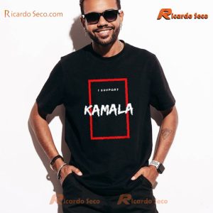 Kamala Harris I Support Kamala Vintage Unisex T-shirt, Women's V-neck c