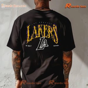 Los Angeles Lakers Nba Suga Glitch Gift For Fan Unisex T-shirt, Women's V-neck b