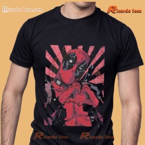 Marvel Deadpool Heart Unisex T-shirt, Women's V-neck c