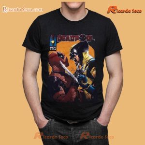 Marvel Deadpool & Wolverine Face-off Comic Gift For Fan Unisex T-shirt, Women's V-neck a