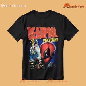 Marvel Deadpool & Wolverine Jumbo Comic Unisex T-shirt, Women's V-neck a