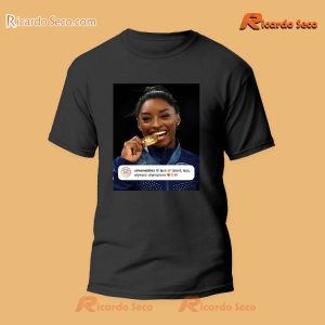 Simone Biles Message To Haters Lack Of Talent, Lazy, Olympic Champions Unisex T-shirt, Women's V-neck a