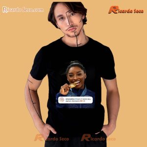 Simone Biles Message To Haters Lack Of Talent, Lazy, Olympic Champions Unisex T-shirt, Women's V-neck b