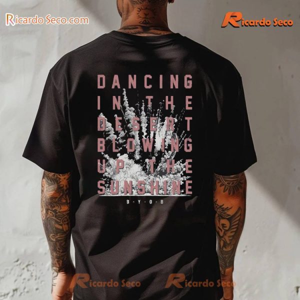 System Of A Down B.y.o.b Dancing In The Desert Blowing Up The Sunshine Unisex T-shirt, Women's V-neck x