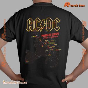 ACDC All Roads Lead To Dublin Pwr Up Tour Gift For Men And Women, Classic Ladies Shirt, V-neck Men Shirt c