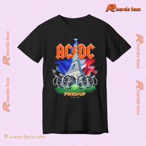 ACDC Paris Pwr Up Tour Graphic Unisex T-shirt, Gift For Fan, Classic Men Shirt