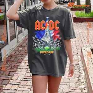 ACDC Paris Pwr Up Tour Graphic Unisex T-shirt, Gift For Fan, Classic Men Shirt a