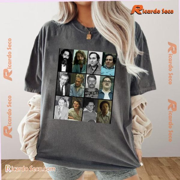 Actual Killers Vs The Actors Who Played Them Graphic Unisex T-shirt, Classic Men Shirt