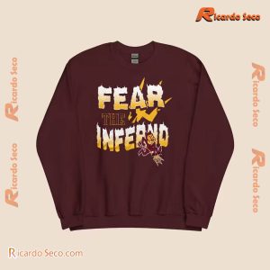 Arizona State Sun Devils Fear The Inferno Gift For Fan Unisex Tee, Classic Men Shirt