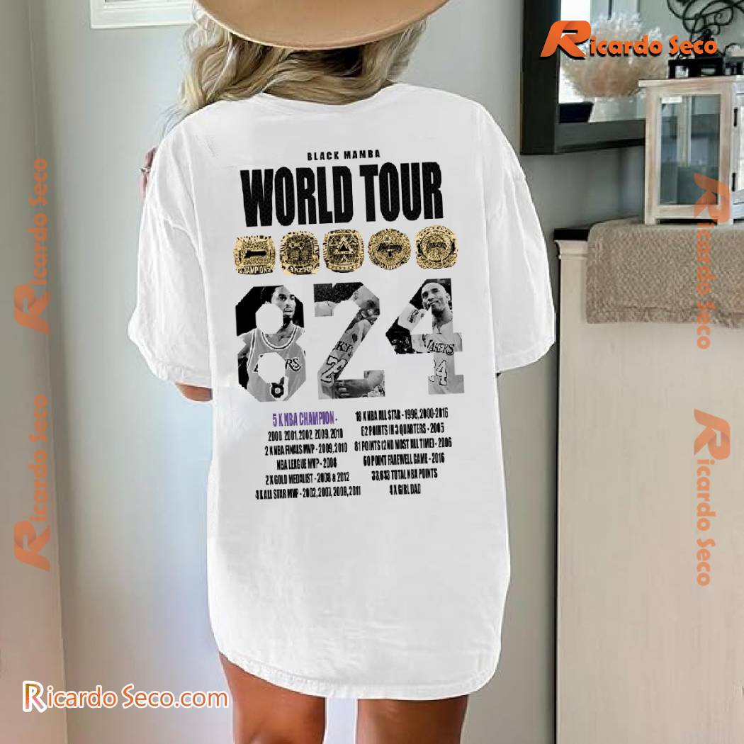 Black Mamba World Tour 8.24.24 Graphic Unisex T-shirt, Classic Men Shirt x