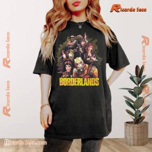 Borderlands Characters Graphic Unisex T-shirt, Classic Men Shirt a