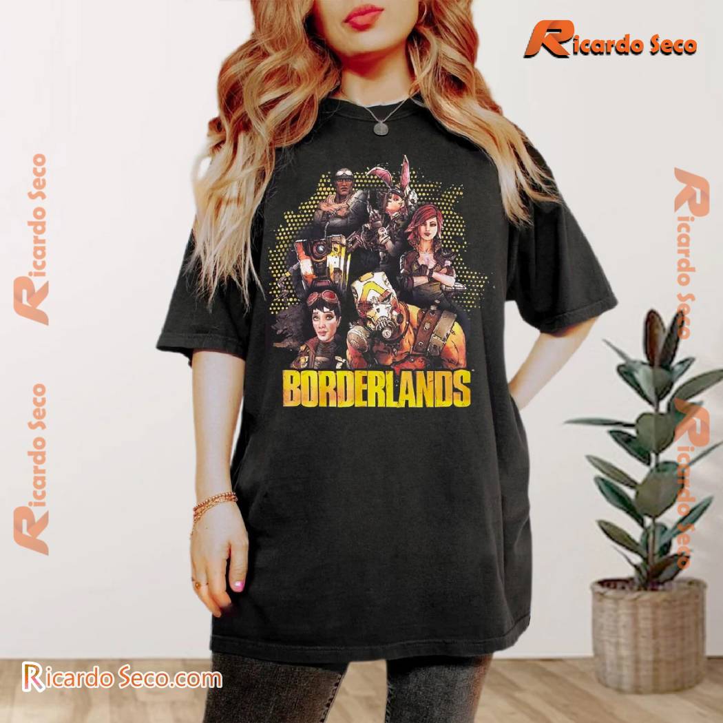 Borderlands Characters Graphic Unisex T-shirt, Classic Men Shirt a Borderlands Characters Graphic Unisex T-shirt, Classic Men Shirt a