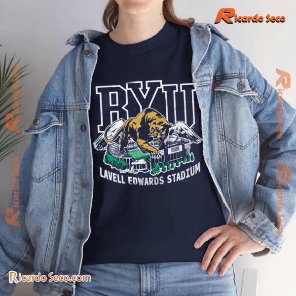 Byu Cougars Lavell Edwards Stadium Unisex T-shirt, Hoodie, Long Sleeve, Tank Top