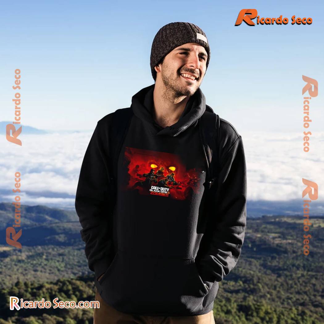 Call Of Duty Black Ops 6 Zombies Cover Graphic Unisex Tee, Gift For Fan, Classic Men Shirt b Call Of Duty Black Ops 6 Zombies Cover Graphic Unisex Tee, Gift For Fan, Classic Men Shirt b