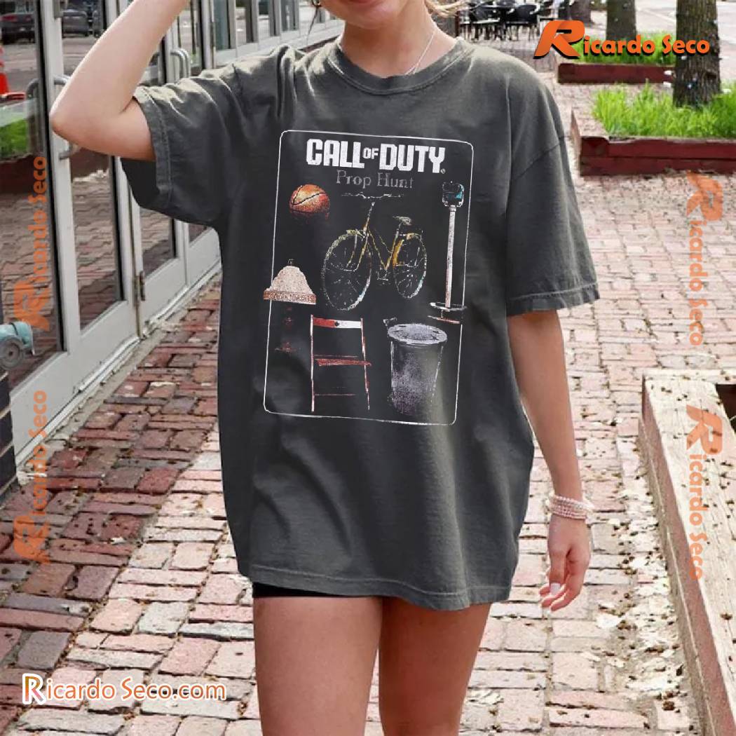 Call Of Duty Prop Hunt Vintage Comfort Color Unisex T-shirt, V-neck Shirt b