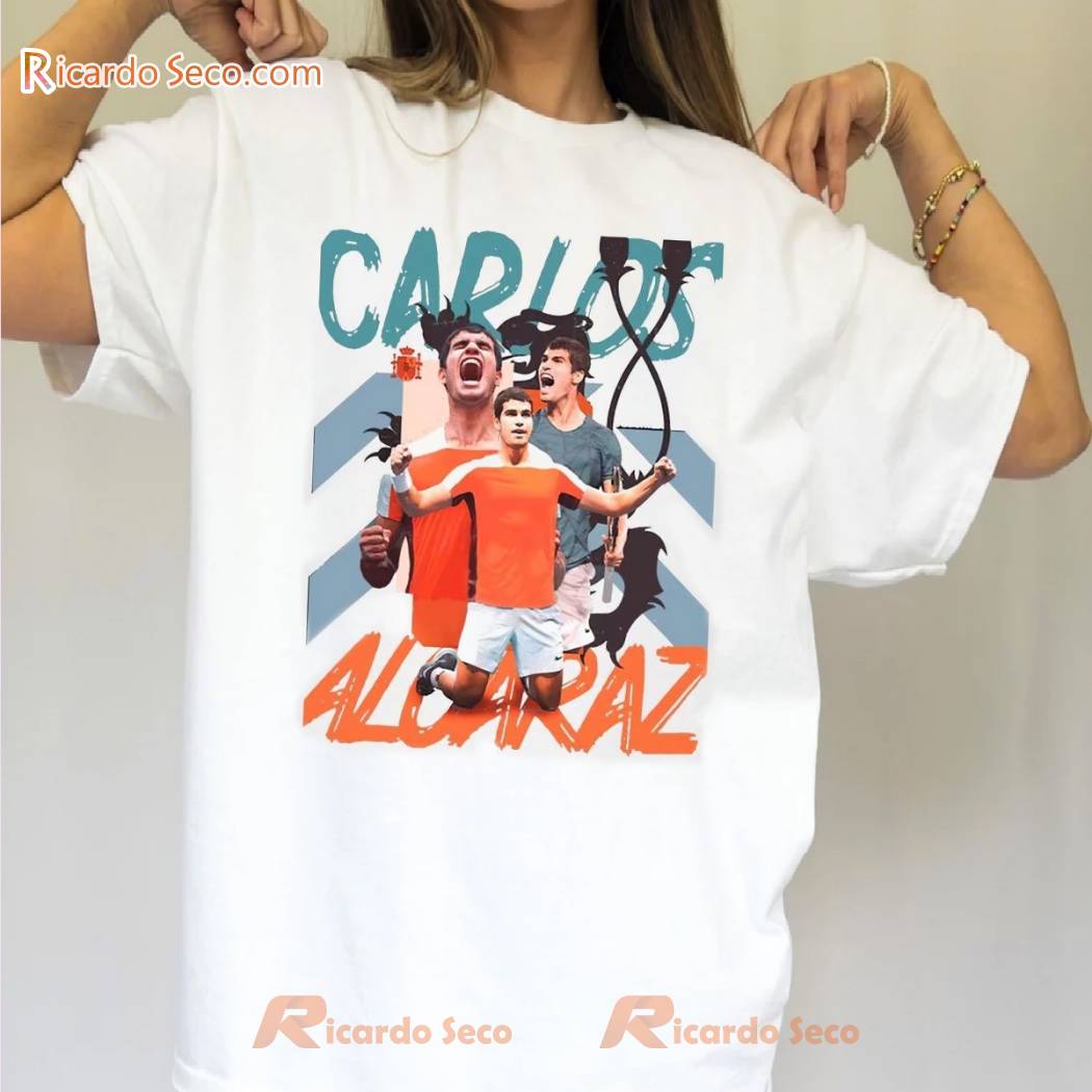 Carlos Alcaraz Tennis Graphic Unisex T-shirt, Classic Men Shirt b