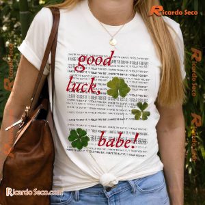 Chappell Roan Good Luck Babe Graphic Unisex Shirt, V-neck Ladies, Classic Men Shirt