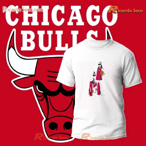 Chicago Bulls G-iii 4her By Carl Banks Women's Basketball Girls Gift For Man And Woman Unisex T-shirt, Women's V-neck