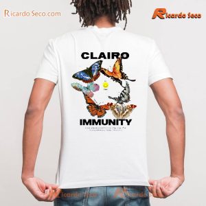 Clairo Immunity Butterfly Gift For Fan Graphic Unisex T-shirt, Women's V-neck a