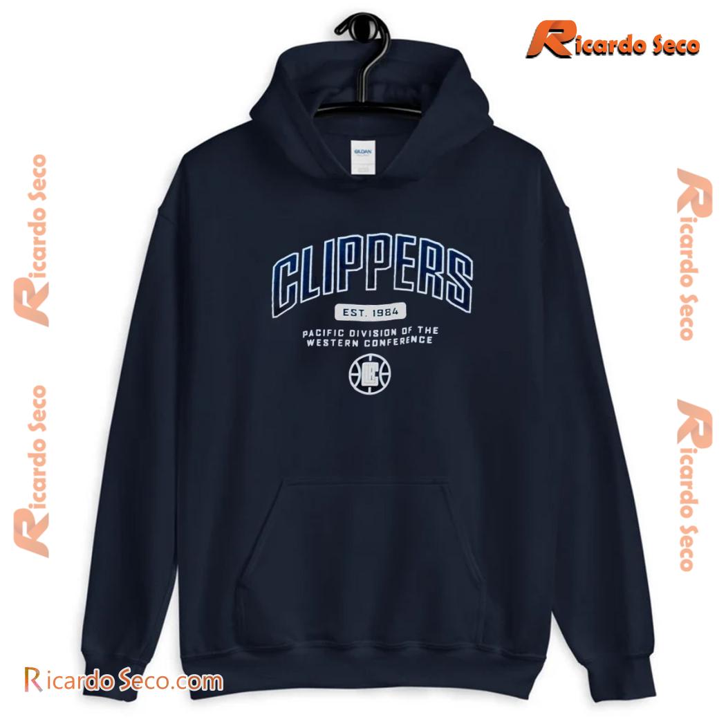 Clippers Est 1984 Pacific Division Of The Western Conference Graphic Unisex T-shirt, Classic Men Shirt b Clippers Est 1984 Pacific Division Of The Western Conference Graphic Unisex T-shirt, Classic Men Shirt b