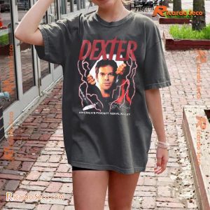 Dexter Tools Lightning America's Favorite Serial Killer Graphic Unisex T-shirt, Classic Men Shirt a