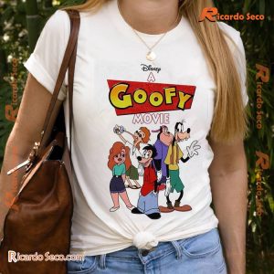 Disney Goofy Movie Logo Group Graphic T-shirt, Gift For Movie Fan Classic Men Shirt