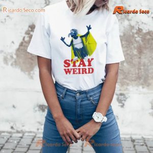 Disney The Muppets Gonzo Stay Weird Unisex T-shirt, Women's V-neck a