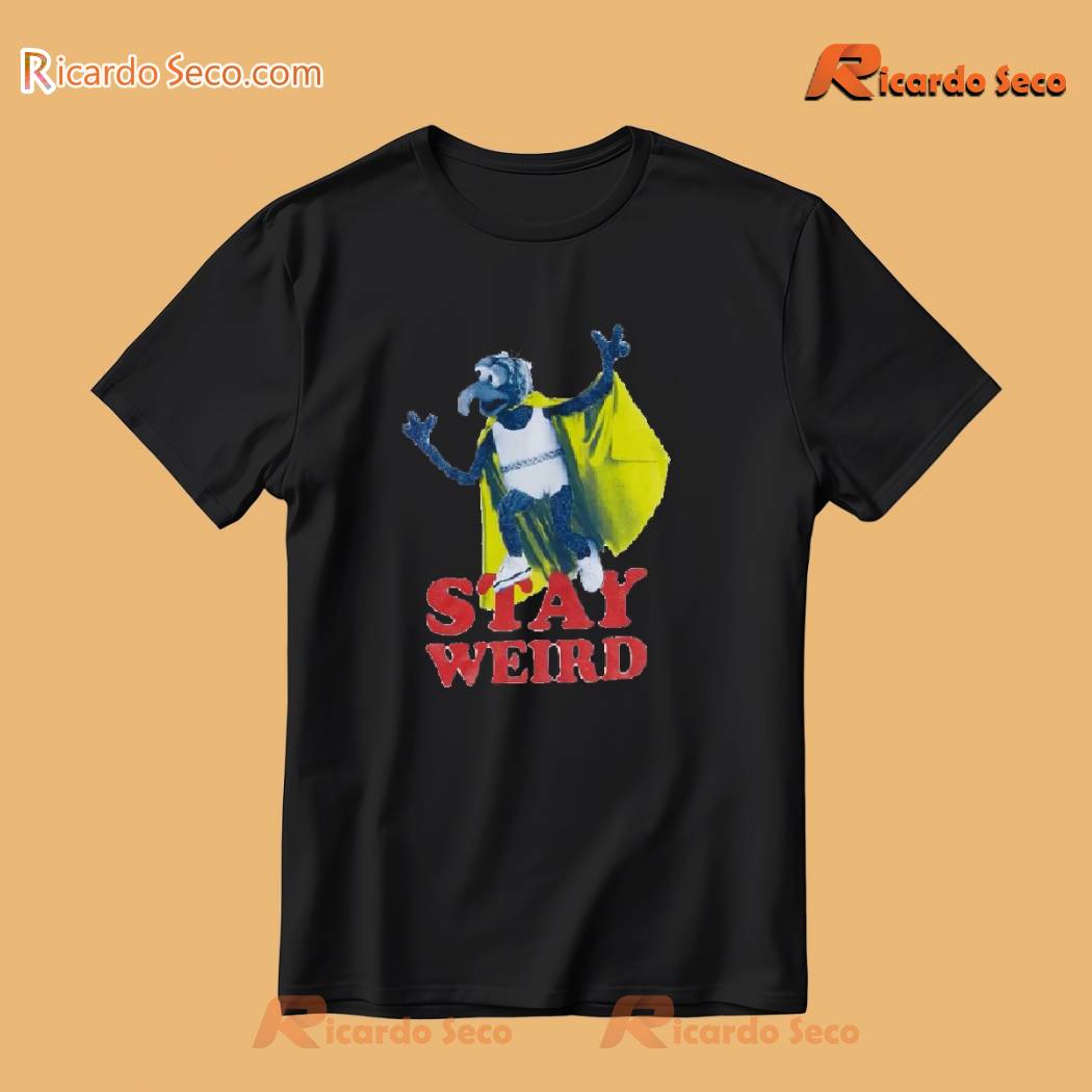 Disney The Muppets Gonzo Stay Weird Unisex T-shirt, Women's V-neck x
