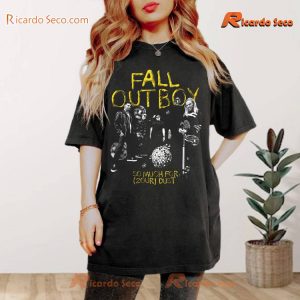 Fall Out Boy So Much For (2our) Dust 2024 Clay Photo Tee Graphic Unisex T-shirt, V-neck Ladies