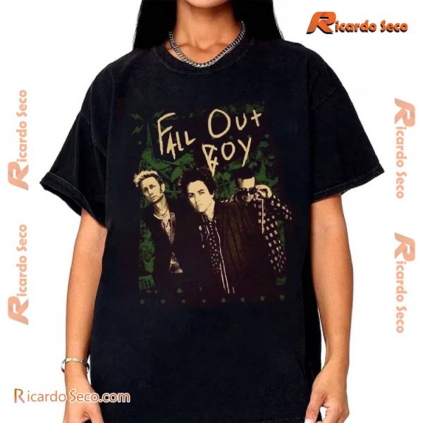 Fall Out Boy The Hella Mega Tour T-shirt, Vintage Ladies V-neck a