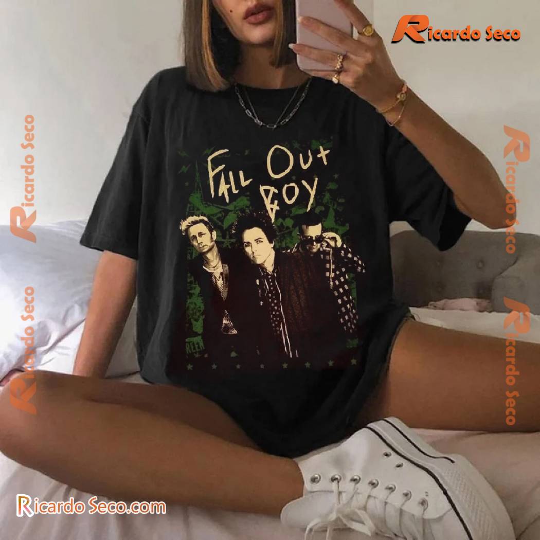 Fall Out Boy The Hella Mega Tour T-shirt, Vintage Ladies V-neck Fall Out Boy The Hella Mega Tour T-shirt, Vintage Ladies V-neck