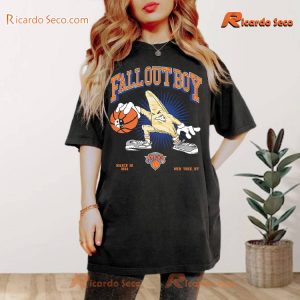 Fall Out Boy X New York Knicks So Much For (2our) Dust Gift For Fan Unisex Shirt, V-neck Ladies a