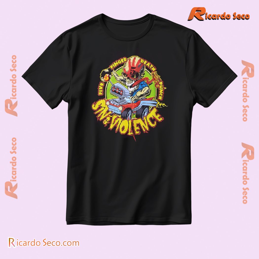Five Finger Death Punch Sin & Violence Graphic Unisex T-shirt, Hoodie, Long Sleeve a Five Finger Death Punch Sin & Violence Graphic Unisex T-shirt, Hoodie, Long Sleeve a