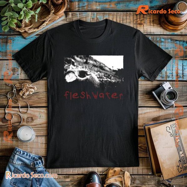 Fleshwater "Red Apple" We're Not Here To Be Loved Gift For Fan Uniex T-shirt, V-neck Ladies