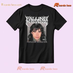 Falling In Reverse Popular Monster Album Cover T-shirt, Graphic Unisex T-shirt, Gift For Fan Shirt-b