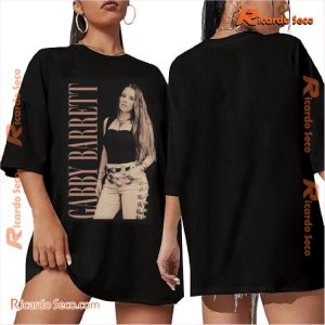 Gabby Barrett Portrait Graphic T-shirt, Gift For Music Fan, V-neck Ladies