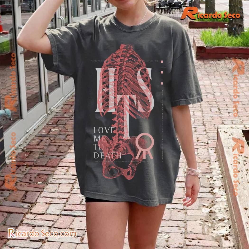 Hail The Sun Love Me To Death Ribcage Unisex T-shirt, Gift For Music Fan, Classic Men Shirt