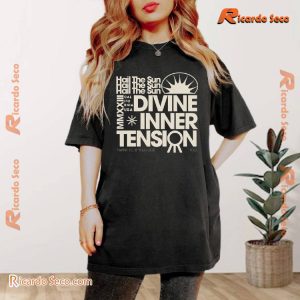 Hail The Sun Mmxxiii Divine Inner Tension Retro Text Retro Text Unisex T-shirt, Graphic Men Classic Shirt a