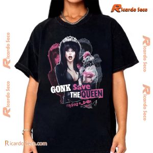 Happy National Dog Day Elvira And Gonk Save The Queen Mistress Of The Dark Gift For Fan, Classic Men Shirt