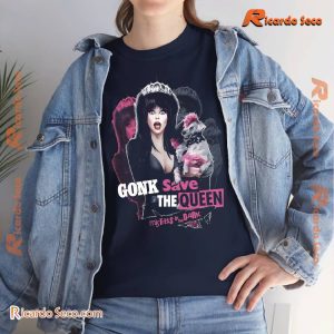 Happy National Dog Day Elvira And Gonk Save The Queen Mistress Of The Dark Gift For Fan, Classic Men Shirt a