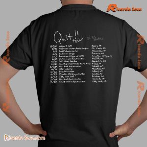 Hardy Quit Tour 2024 Dates Unisex T-shirt, Gift For Men And Women T-shirt b