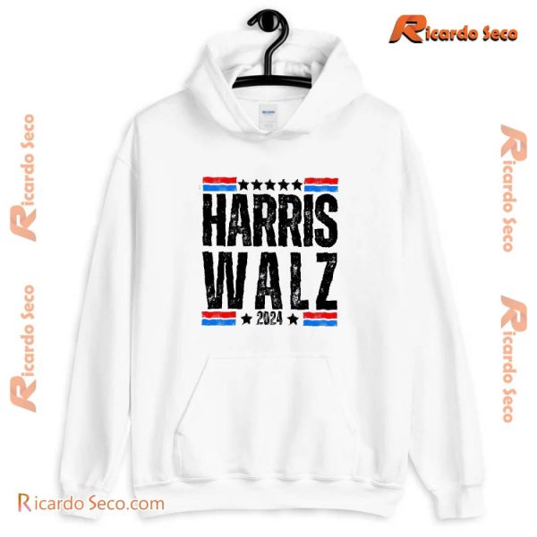 Harris Waltz 2024 Hoodie, Vote Kamala Hoodie, Kamala Harris Tim Waltz Election, President Campaign Hoodie Gift For Fan, Classic Men Shirt