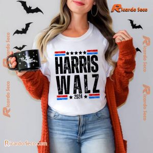 Harris Waltz 2024 Hoodie, Vote Kamala Hoodie, Kamala Harris Tim Waltz Election, President Campaign Hoodie Gift For Fan, Classic Men Shirt c