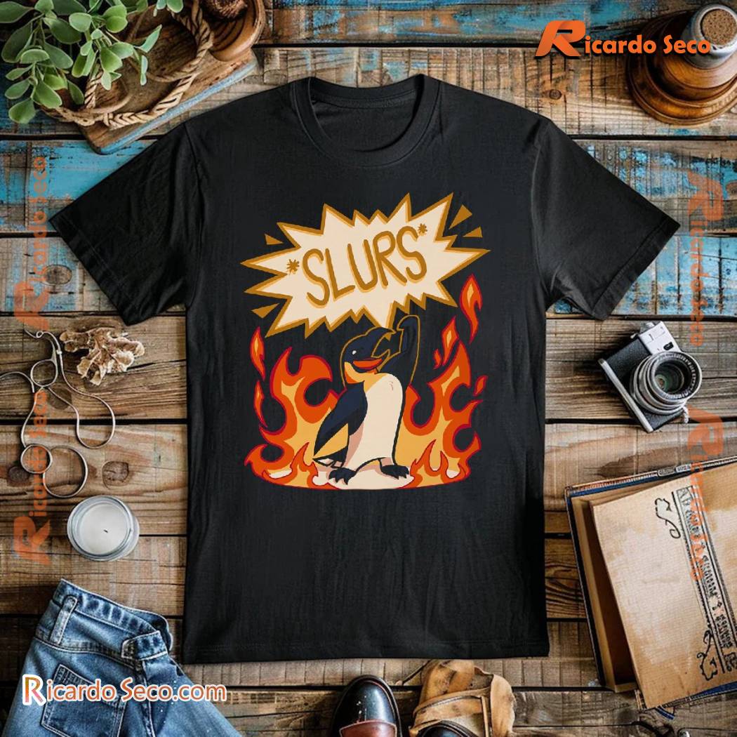 Hazbin Hotel The Slur Penguin Graphic Unisex Shirt, Gift For Fan, Men Shirt a Hazbin Hotel The Slur Penguin Graphic Unisex Shirt, Gift For Fan, Men Shirt a